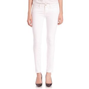 L'AGENCE CHANTAL LOW RISE SKINNY JEANS BLANC 26